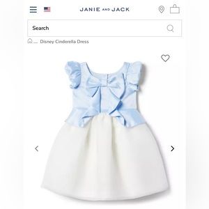 Janie & Jack Disney Cinderella Princess Dress